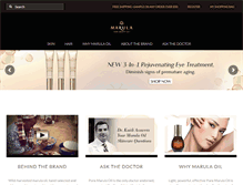 Tablet Screenshot of marula.com